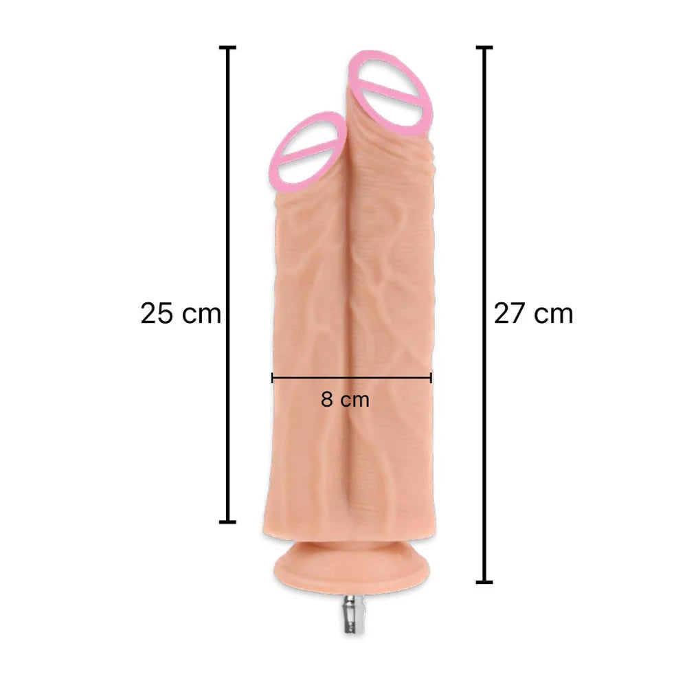 ROUGH BEAST Acessórios para Máquinas Sexuais: Dildos Grandes Pretos de Cor de Pele para Máquinas Vac-u-lock, compatíveis com máquinas de lojas.