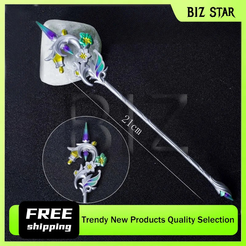 21cm/8.27in Genshin Impact Game Peripheral Metal Elegy for the End Weapon Models Alloy Crafts Ornaments Collections