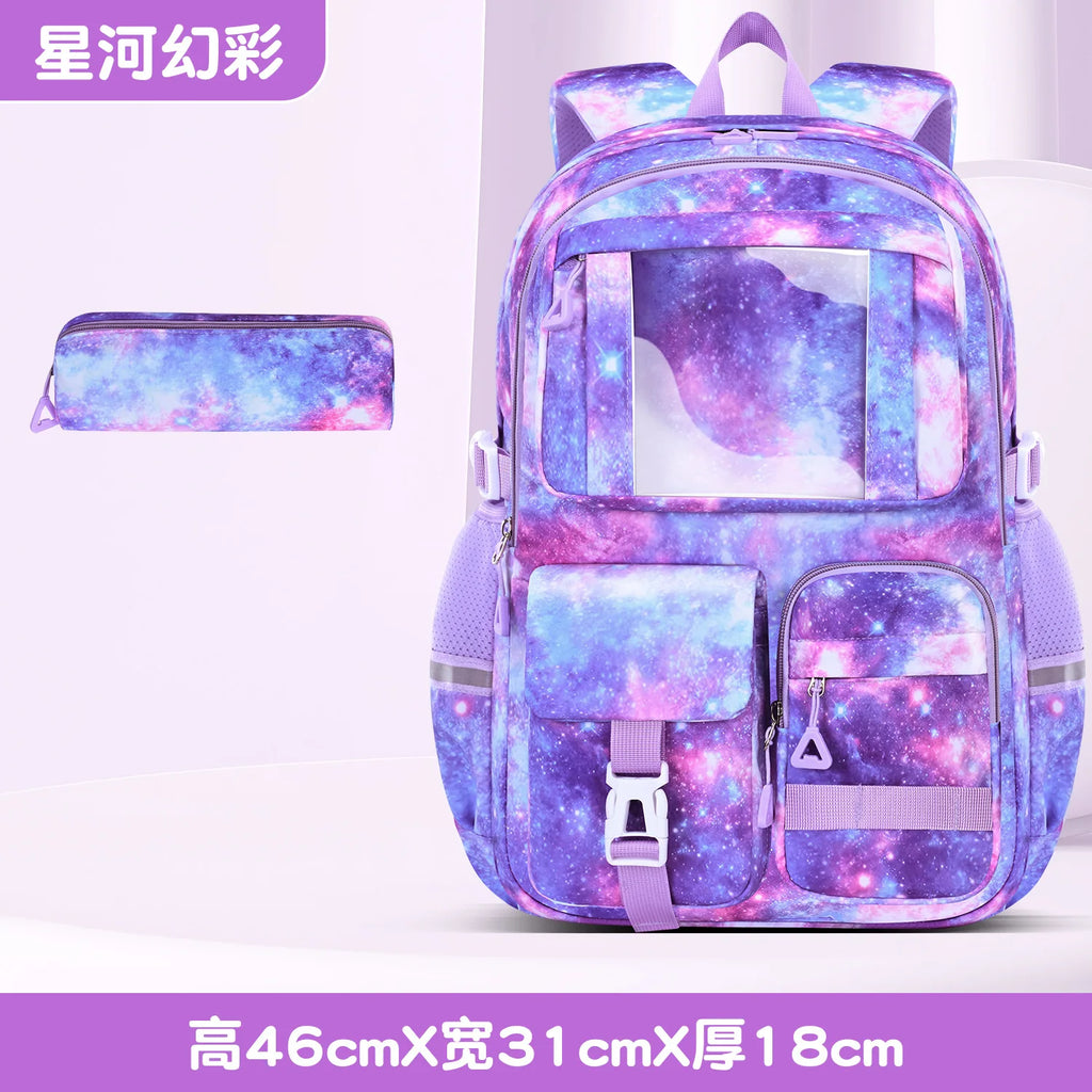 Crianças à prova dwaterproof água sacos de escola conjunto para meninas crianças mochila 3 pçs mochila ortopédica escola primária saco de livro