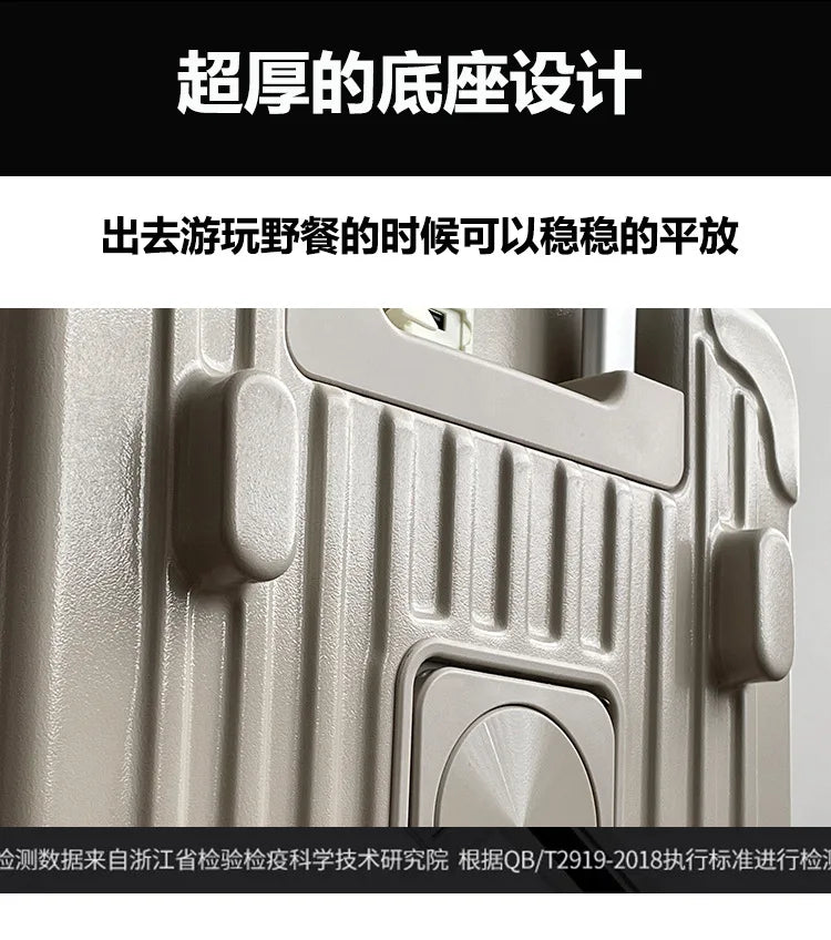 Mala de viagem com abertura lateral para bagagem de mão Mala de viagem com rodas super grandes Mala de mão de 20 polegadas Ij¢عات