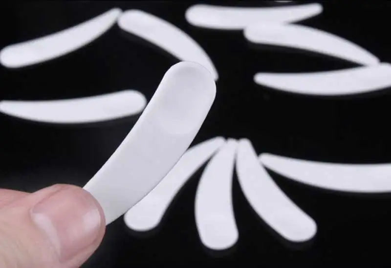 10 pçs mini espátula colheres curvas descartáveis máscara facial creme para os olhos maquiagem vara compõem ferramenta de beleza acessórios