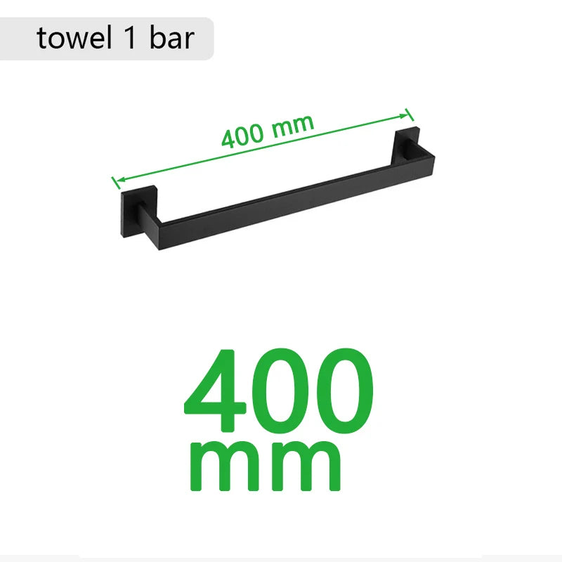 Preto fosco hardware do banheiro 304 aço inoxidável toalheiro suporte de papel higiênico suporte de sabão líquido barra de toalha acessórios de banheiro