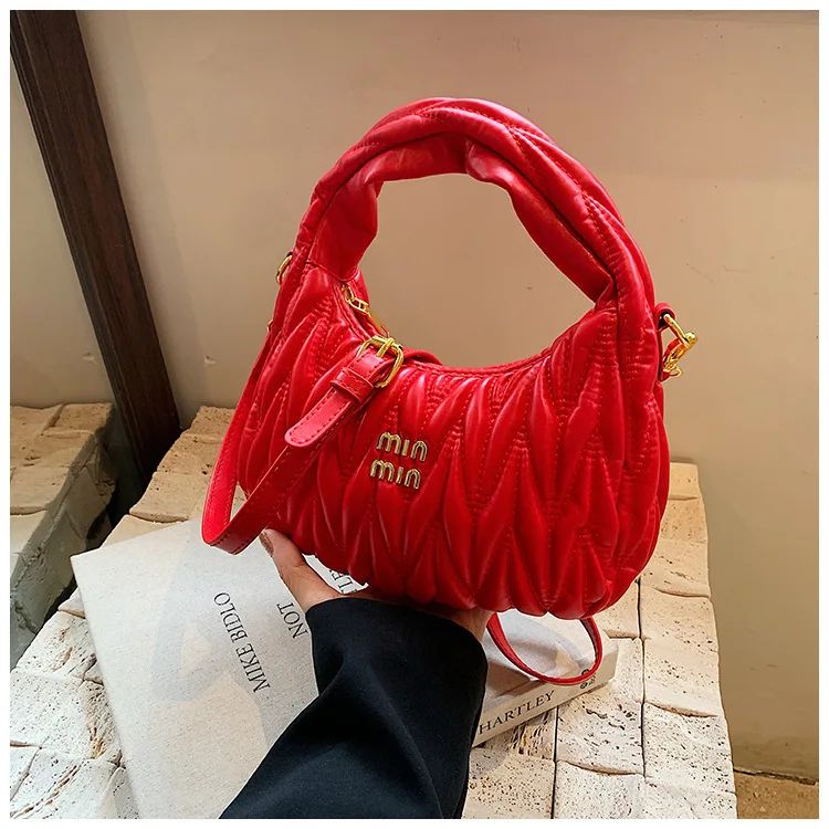Bolsa feminina transversal couro PU