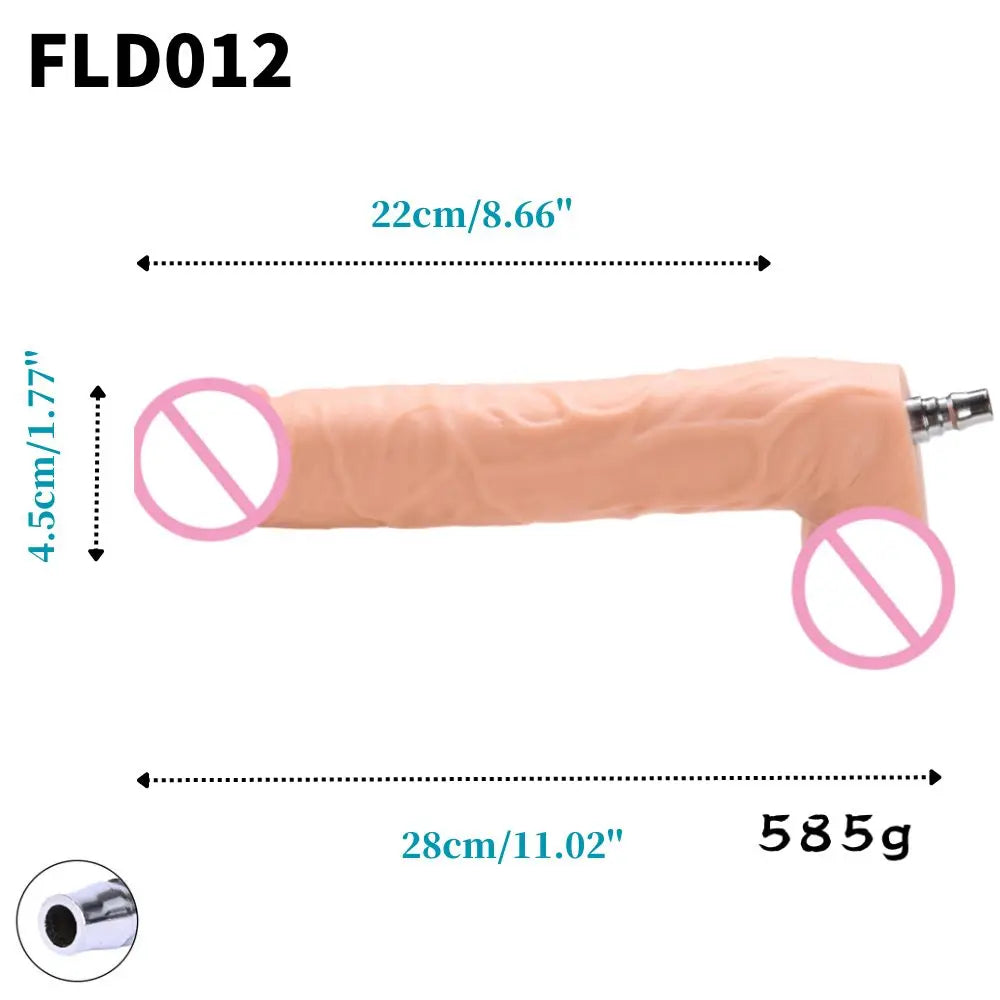 ROUGH BEAST Acessórios para Máquinas Sexuais: Dildos Grandes Pretos de Cor de Pele para Máquinas Vac-u-lock, compatíveis com máquinas de lojas.