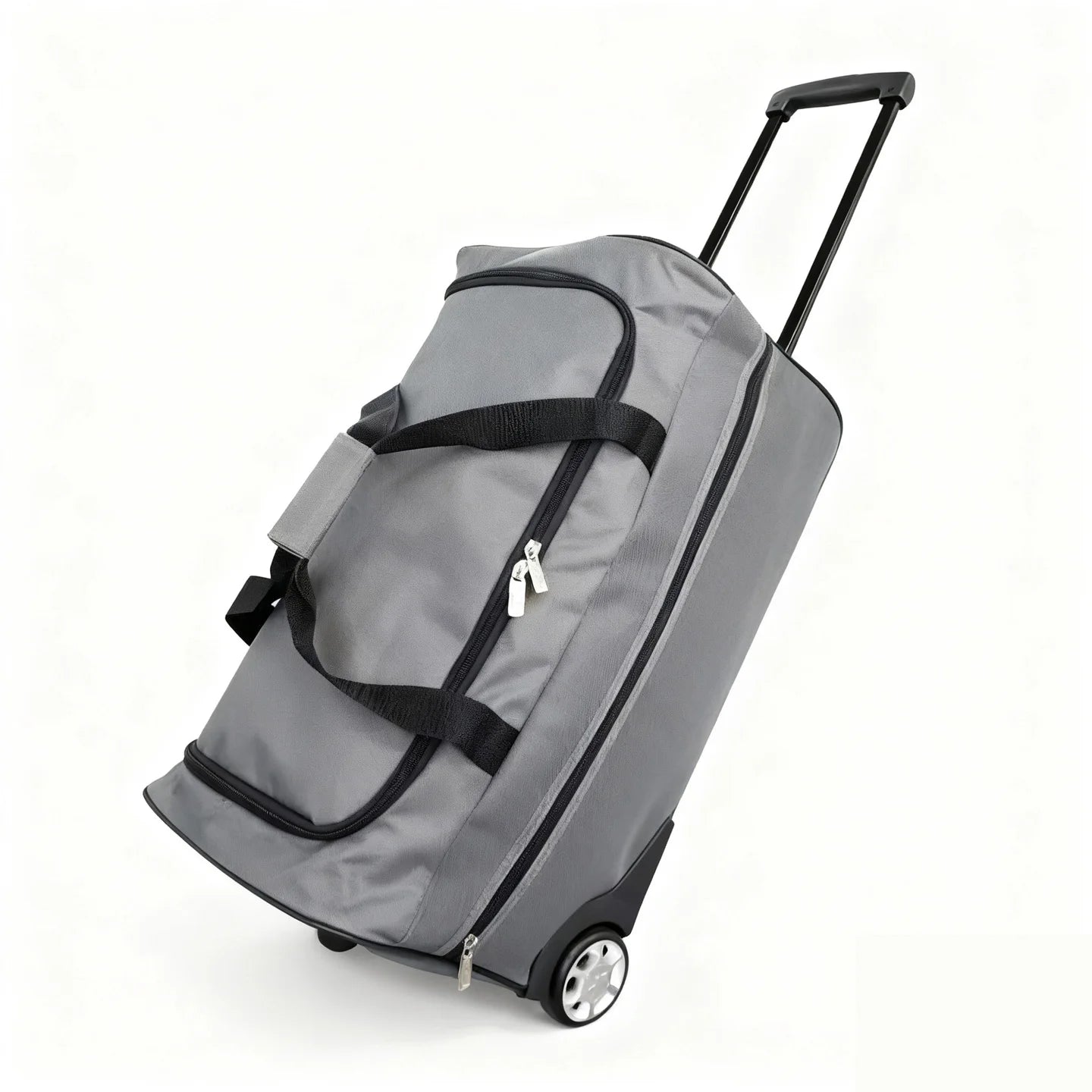 Nova Bolsa de Viagem em Tecido Oxford 2025 com Rodas, Leve e Portátil, para Homens e Mulheres, Estilo Esportivo, Dobrável