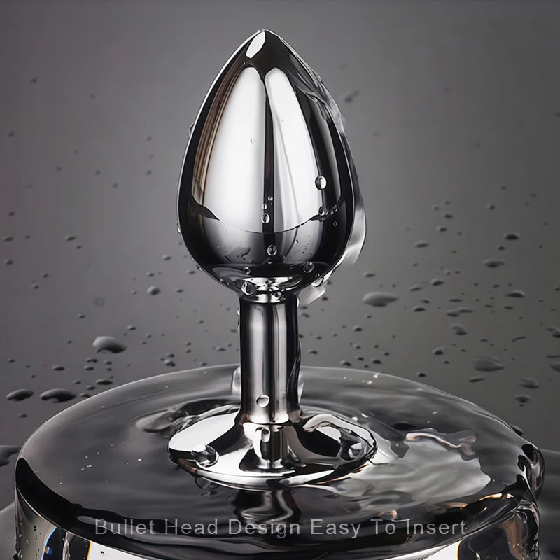 Mini plug anal de metal, dilatador, masturbador, suprimentos para adultos, massageador de próstata, dildo para mulheres, acessórios exóticos.