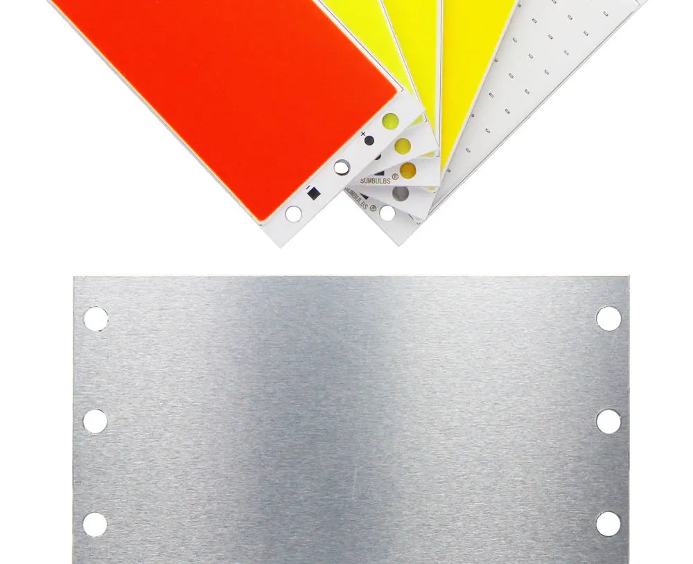 94x50mm 15w cob led módulo de lâmpada de tira de luz dc 12v 1600lm ultra brilhante quente branco fresco azul chip cob a bordo matriz lâmpada led