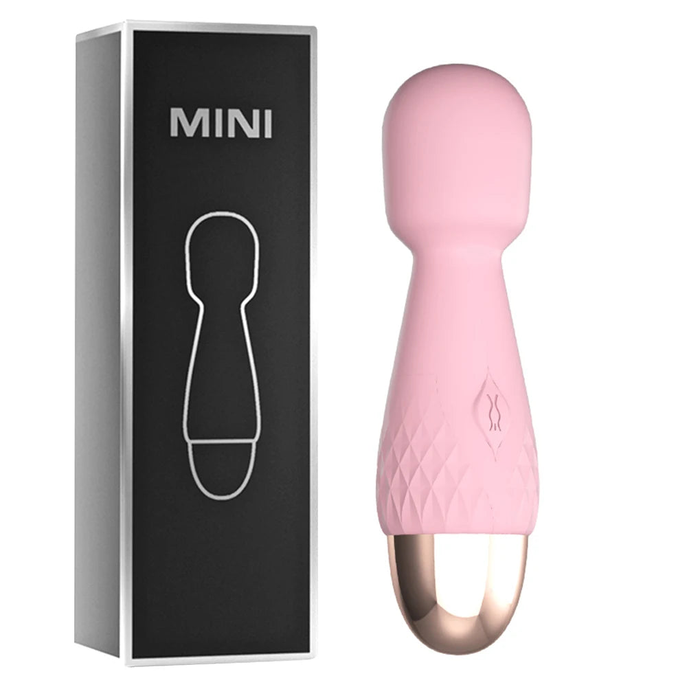 Mini vibrador av vibrador brinquedos sexuais para adultos mulheres vagina clitóris estimulador varinha mágica g ponto anal massageador masturbador feminino