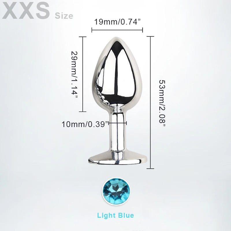 Mini plug anal de metal, dilatador, masturbador, suprimentos para adultos, massageador de próstata, dildo para mulheres, acessórios exóticos.