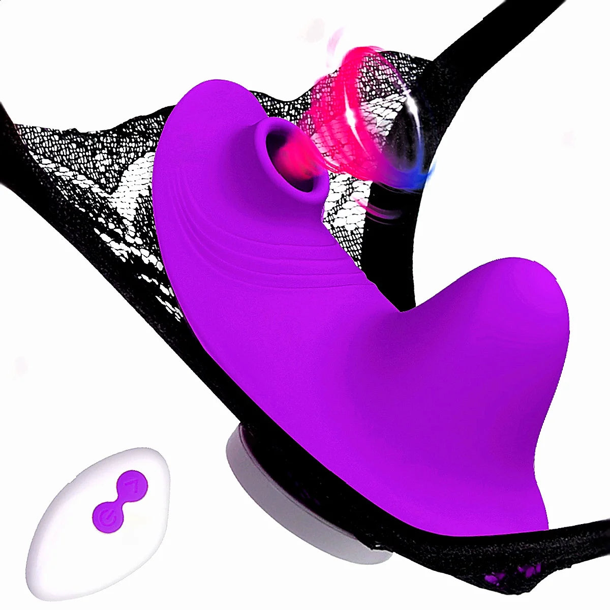 Vibrador Mini Vestível para Mulheres, Estimulador de Clitóris e Ponto G, Sutiã Sexy para Adultos