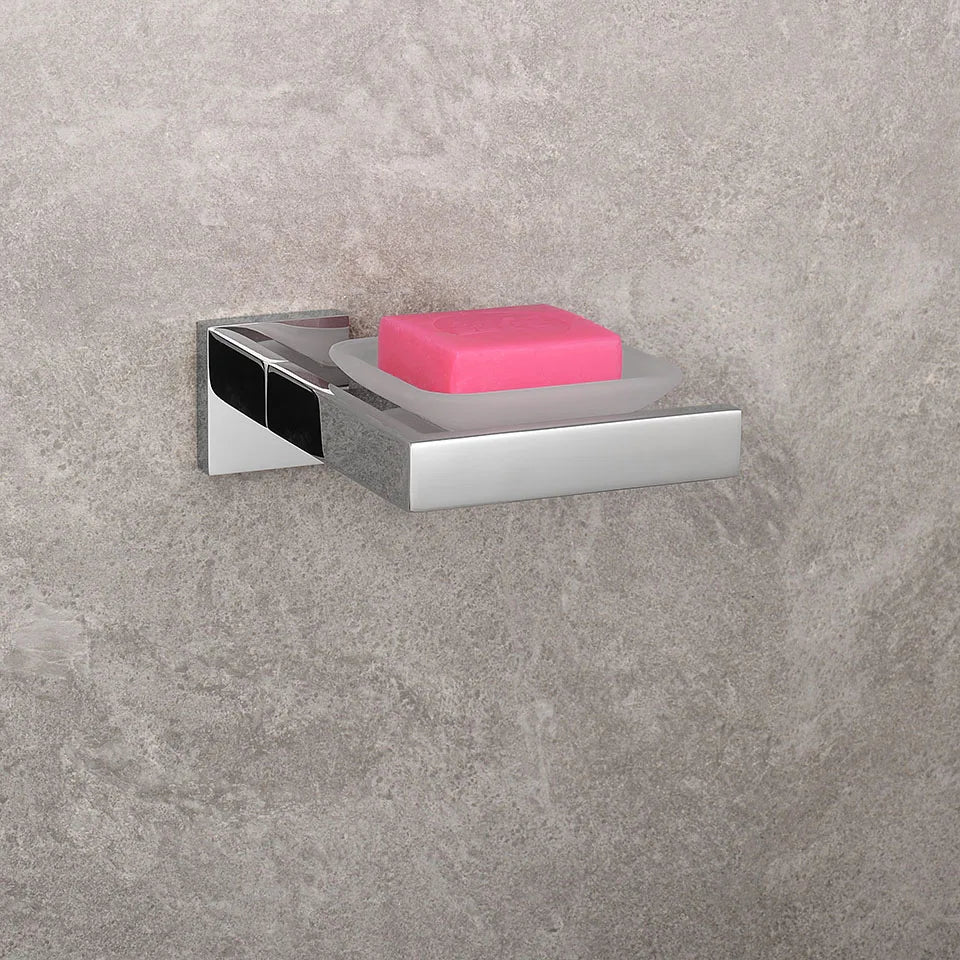 Acessórios de Banheiro em Aço Inoxidável Cromado Polido: Suporte para Toalha, Suporte para Papel Higiênico, Barra para Toalha e Gancho