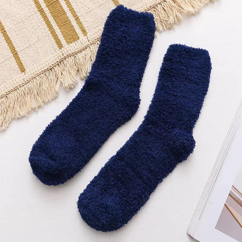 1/3 pares homens super grosso coral velo meias de alta qualidade casa piso quente inverno frio neve bota meias algodão pelúcia meia térmica
