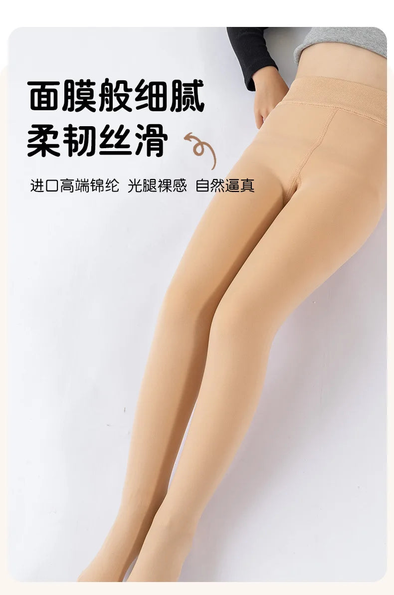 Alta qualidade inverno pele meninas leggings grosso veludo crianças calças quentes cintura elástica algodão crianças meninas pantalone