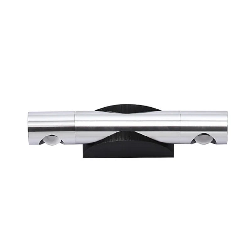 Adjustable LED double-head rotating aluminum wall lamp bedroom bedside living room corridor lamps spotlights decoration ambient lamps