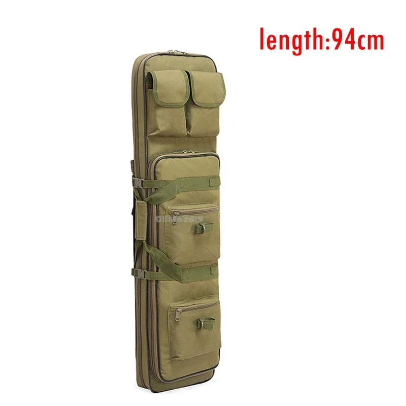 Bolsa tática para arma de caça, 81cm, 94cm, 114cm, paintball, tiro, rifle, airsoft, bolsa de ombro para acessórios de caça