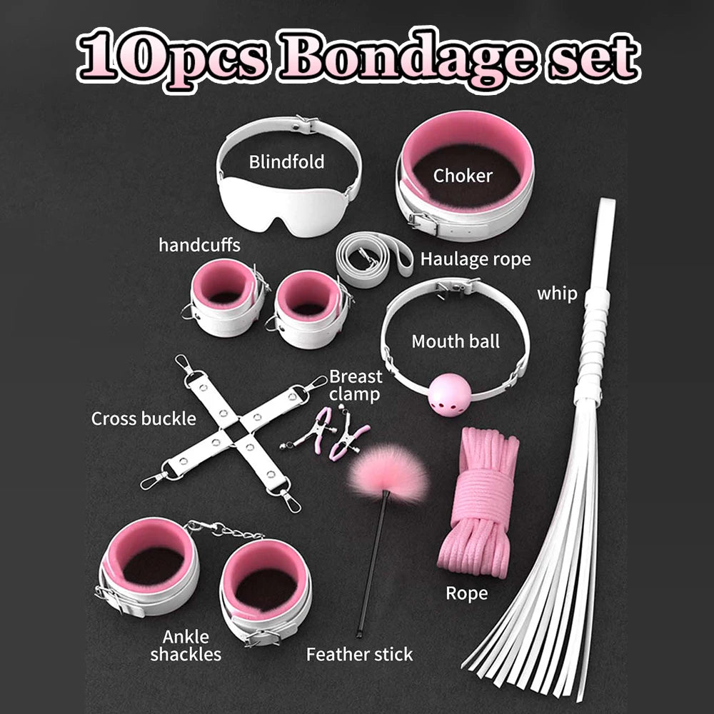 Brinquedos sexuais para mulheres bdsm casais sexuais kit acessórios eróticos algemas para sessão anal plug sexo jogo adulto brinquedos sexy sexyshop