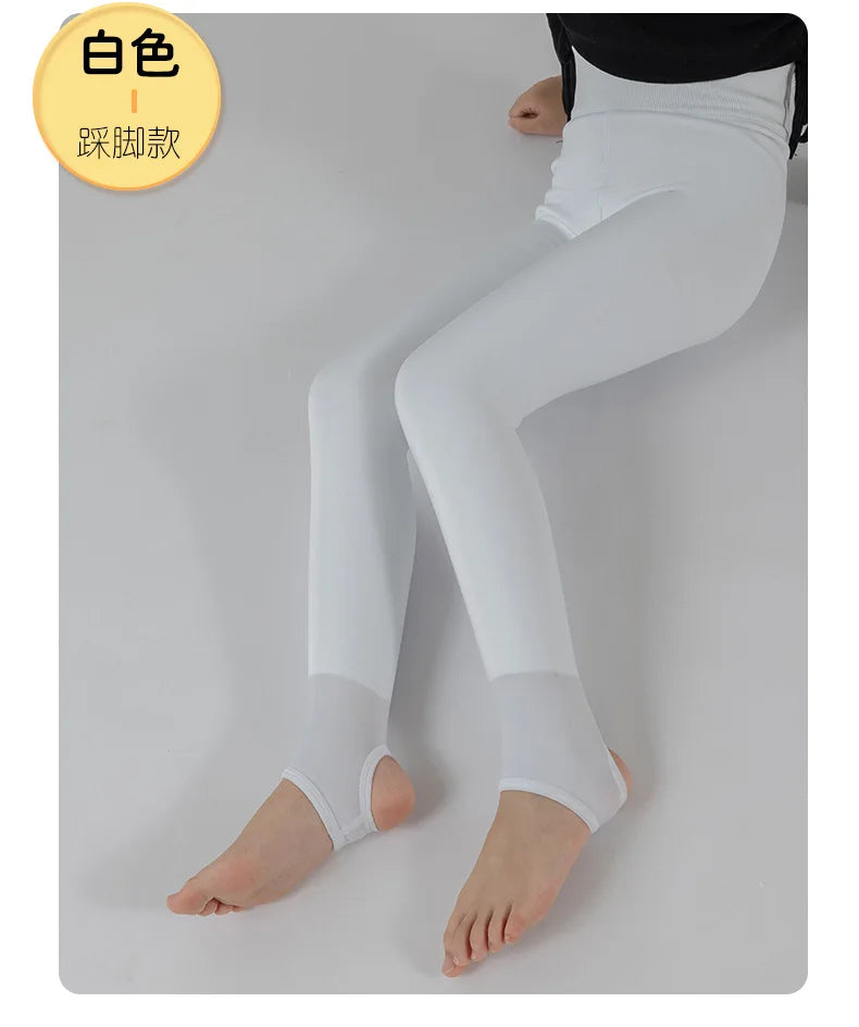 Alta qualidade inverno pele meninas leggings grosso veludo crianças calças quentes cintura elástica algodão crianças meninas pantalone