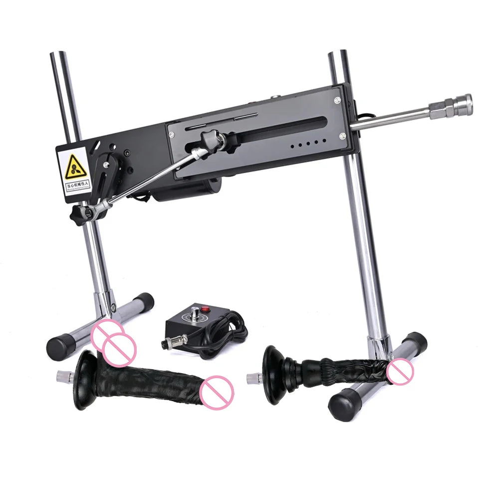 Máquina sexual silenciosa ROUGH BEAST para adultos, pistola de bombeamento, máquina de amor com controle remoto com vibrador para masturbação masculina e feminina