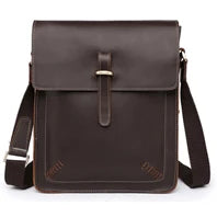 Eu sou lenda will smith lona + couro genuíno dos homens saco do mensageiro lona bolsa de ombro masculino crossbody saco estilingue saco casual mochila