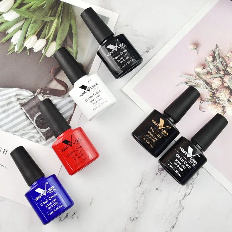 Venalisa fábrica à base de água primer gel não-precisa lâmpada anastomose de secagem rápida sem ácido primer gel base casaco cor unha gel polonês