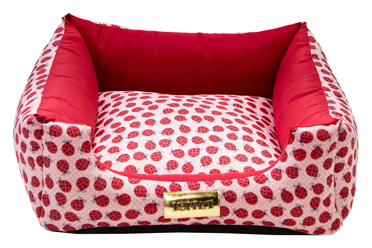 Cama Pet Joaninha para Cães e Gatos