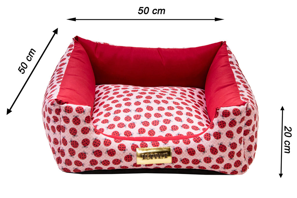 Cama Pet Joaninha para Cães e Gatos